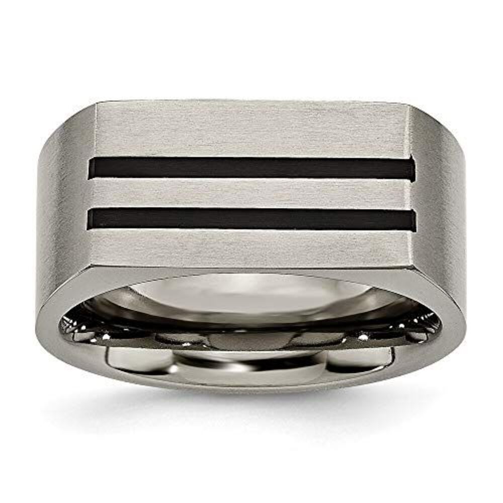 Kazi Luxury Chisel Titanium Brushed Black Enamel … - image 8